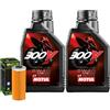Motul Kit Tagliando Olio Motul 300V 5W40 + Filtro Per Ural 750 Gear Up�2010>2013