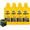 Bardahl Kit Tagliando 4 Litri Olio Moto Bardahl XT4-S 10W60 C60 + Filtro Olio Hiflo