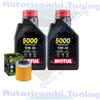 Motul Kit Tagliando Olio Motul 5000 10W40 + Filtro Per Husqvarna TE510 2008>2010