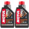 MOTUL 2 Litri Olio Motul Scooter Power 4T 5W40 MA API SM SN SL MO33MOT17 JASO T903