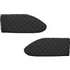 F-Core SET PANNELLI PORTA PORTIERE ECOPELLE NERO MERCEDES ACTROS MP2 - MP3 2003>2010