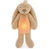 ZAZU - Ro del coniglietto Baby Sonno con batteria ricaricabile - Luce notturna in diversi colori e suoni rilassanti, sensore vino, spegnimento automatico e cavo di ricarica USB-C (beige)