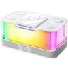 No Altoparlanti di Supporto RGB Night Light Speaker con Orologio U5U71710