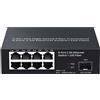 No Ethernet un 8 Porte Switcher di Rete da 2,5 Gbps + 1 Porta Slot nel Fibra 4601