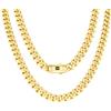 Nuragold Collana Da Donna In Oro Giallo 14K Royal Monaco Miami Cuban Link 9Mm 16"