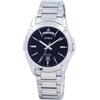 Casio Quarzo Nero Quadrante In acciaio inox MTP-1370D-1A1V Orologio da uomo