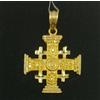 FMF Pendente Oro 18K 750 MLS. Croce Di Gerusalemme. 26,7 Mm.