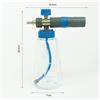 Quick Connect Pentola in Schiuma per Pulizia Auto Ugello Girevole 0-150 kg Press