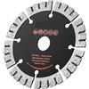 Uimoso Set di 5 dischi diamantati 125 mm, foro 20 mm, per taglio a secco e umido