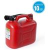 MasterBrico Tanica per benzina carburante con boccaglio Omologata in plastica 10 LT