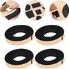 4 Rolls Cuscinetti Antiscivolo Per Mobili Tappeto Lavatrice Antivibrazione