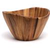 No Grande Insalatiera In Legno per Uso Domestico con Condimento per Insalata. V8C7