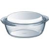 Pyrex Casseruola Pyrex, modello 207A000 7643, tonda con coperchio, in vetro per e
