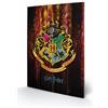 Pyramid International Harry Potter Hogwarts-Wappen, Holzdruck, 40 x 59 cm, Holz,
