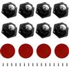 YSDMY Rotelle a Sfera 8 Pezzi Autoadesive 20mm per Mobili - Ruote Girevoli Con R