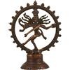 EI Statua Figurativa Nataraj Danza Shiva In Ottone
