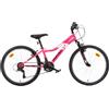 Dino Bikes Bici 26 MTB ring 18 velocità forcella ammortizzata fucsia donna Dino Bikes 426DS