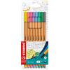 ‎Stabilo Fineliner - STABILO point 88 - Astuccio da 8 - Pastel - Colori assortiti pastell