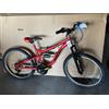 MASCIAGHI Bici 24 MTB Hogan biammortizzata 18 velocità rossa Masciaghi