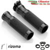 rizoma Manopole Rizoma Moto Sport Coppia Nere Alluminio Gomma 119 mm Universali