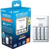 Panasonic Eneloop BQ-CC17 Caricatore Smart Con 4x Batterie AA Ni-MH Spina EU