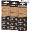 Duracell 30x DURACELL LR44 A76 AG13 Batterie Alcaline Pila Bottone 1,5V