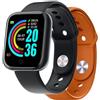 Celly Smartband Trainer 2 Cinturini Inclusi Nero e Aranzione Smartwatch Garanzia