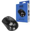 Evo Labs MO-234WBLK Wireless Optical Mouse - Gloss Black