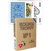 MODIANO GOLDEN Trophy Blue Mazzo Di Carte Da Poker N1 In Plastica Modiano Made In Italy