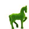 Cavallo Floccato Effetto Muschio Cavallo Verde Testurizzato per Giardino