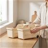 Organizer Cucina con Ruote, Contenitore Portaoggetti Mobile per Coperchi