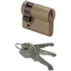 CISA MEZZO CILINDRO SAGOMATO 0G304 CISA OTTONE CHIAVI 3 CAMMA DIN MM 40 30+10