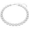 Swarovski Collana Swarovski Una Angelic Cushion 5751326 necklace Rodio Cristalli Tennis