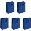 ‎SIGEL SIGEL GT504 Gift bags, medium, 23 x 17 cm, matte, dark Blue, 5 Pieces size mediu