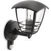 Philips Lighting Philips LED Lampada da Parete Creek per Esterno, Lanterna Up con Sen 8s02