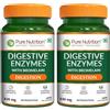 Pure Nutrition Enzimi Digestivi Capsule, 60 Capsule Ogni Set Di 2