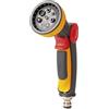 Hozelock Ltd 100-101-499 - Pistola metallica a 8 getti, colore: giallo