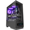Mars Gaming MC-PULSAR, Case Gaming ATX, Schermo LCD Frontale in Tempo Reale, Doppio Vetro Temperato Frontale e Laterale, Sistema di Cablaggio CABLEHATCH, Raffreddamento Liquido fino a 240mm, Nero