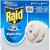 Raid Night & Day Zanzare Comuni E Tigre 1 Diffusore + 1 Ricarica