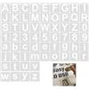 Eurowagens 60Pz Modelli Di Pittura Lettere E Numeri Stencil PET Stencil Per Bambini