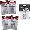 La Canilla Singer Pack di 4 aghi per cucito a maglia, elastico, universale, cotone, (S0I)