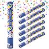 Lage Cannone Sparacoriandoli Colorati 40 cm, Popper Spara Coriandoli multicolor