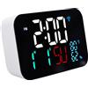 Depisuta Orologio Intelligente WiFi, Stazione Meteorologica Wireless Termometro