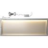 Bernkot Doccia con illuminazione a LED, nicchia in acciaio inox
