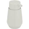 Allstar Dispenser di sapone Mod Vara per il bagno, 360 ml, dispenser indipendente per sapone liquido, forma conica, dispenser di design in plastica per bagno, bagno degli ospiti e cucina, beige opaco