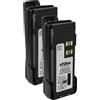 vhbw 2x Batteria per Motorola DP4600e DP4800 DP4800e DP4601 DP4601e 3000mAh 7,2V