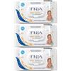 Fria Classic Baby Igiene Salviette per Cambio Pannolino, con Estratto Biologico di Calendula ad Effetto Emolliente sulla Pelle, Dermatologicamente Testate, 3 Confezioni da 72 Salviette
