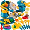 LINFUN KIDS Set Giocattoli Da Cucina per Bambini; Accessori Cucina Bambini; Pentoline Giocat