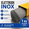 Kiswel ELETTRODI ACCIAIO INOX 50 PEZZI 316L-17 2,5X300 1KG SALDATURA MMA WELDING