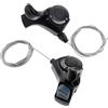 No Set di Leve Freno Cambio Bici A 21 Velocità TX30-7 3x7 Cambio A Pollice con9807